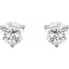14K White 3/4 CTW Lab-Grown Diamond Earrings