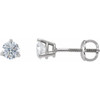 14K White 1/2 CTW Lab-Grown Diamond  Earrings