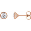 14K Rose 3/4 CTW Lab-Grown Diamond Cocktail-Style Earrings