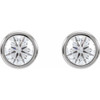 14K White 3/4 CTW Lab-Grown Diamond Cocktail-Style Earrings