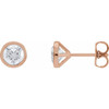 14K Rose 1 1/5 CTW Lab-Grown Diamond Cocktail-Style Earrings