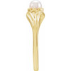 14K Yellow Cultured Freshwater Pearl Ring