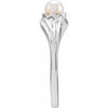 Platinum Cultured Freshwater Pearl Ring