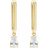 14K Yellow 1/2 CTW Lab-Grown Diamond Lever Back Earrings
