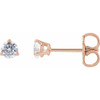 14K Rose 1/4 CTW Lab-Grown Diamond Stud Earrings