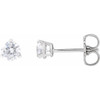 14K White 1/3 CTW Lab-Grown Diamond Stud Earrings