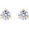 14K Yellow 3/4 CTW Lab-Grown Diamond Stud Earrings
