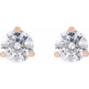 14K Rose 3/4 CTW Lab-Grown Diamond Stud Earrings