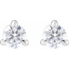 14K White 1/5 Lab-Grown Diamond Cocktail-Style Stud Earrings