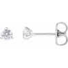 14K White 1/4 Lab-Grown Diamond Cocktail-Style Stud Earrings