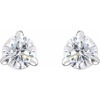 14K White 1/3 Lab-Grown Diamond Cocktail-Style Stud Earrings