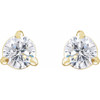 14K Yellow 1/3 Lab-Grown Diamond Cocktail-Style Stud Earrings