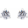 14K White 3/4 Lab-Grown Diamond Cocktail-Style Stud Earrings