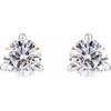 14K White 1 Lab-Grown Diamond Cocktail-Style Stud Earrings