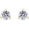 14K Yellow 3/4 Lab-Grown Diamond Cocktail-Style Stud Earrings