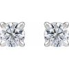 14K White 1/3 CTW Lab-Grown Diamond Cocktail-Style Stud Earrings