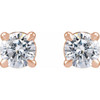 14K Rose 1/2 CTW Lab-Grown Diamond Cocktail-Style Stud Earrings