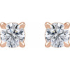 14K Rose 1/3 CTW Lab-Grown Diamond Cocktail-Style Stud Earrings