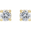 14K Yellow 1/2 CTW Lab-Grown Diamond Cocktail-Style Stud Earrings