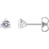 14K White 1/2 Lab-Grown Diamond Cocktail-Style Stud Earrings