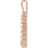 14K Rose 1/3 CTW Lab-Grown Diamond Pendant
