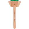 14K Rose Lab-Grown Emerald Ring
