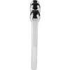 14K White Natural Black Onyx Cabochon Stackable Ring