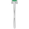 Platinum 4x2 mm Lab-Grown Emerald Stackable Ring