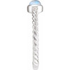 Platinum Natural Rainbow Moonstone & .03 CTW Natural Diamond Cabochon Ring