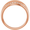 14K Rose 1/5 CTW Natural Diamond Ring