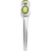 Sterling Silver Natural Peridot & Natural Peridot Stackable Ring