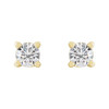 14K Yellow 1/8 CTW Lab-Grown Diamond Stud Earrings