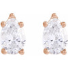 14K Rose 3/8 CTW Natural Diamond Earrings