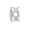 14K White Cabochon Natural Rainbow Moonstone & .06 CTW Natural Diamond Halo-Style Pendant
