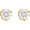 Round 1/5 CTW Lab-Grown Diamond Infinity-Inspired Earrings