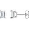 14K White 1 CTW Natural Diamond Earrings