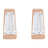 14K Rose 1/5 CTW Lab-Grown Diamond Channel-Set Earrings