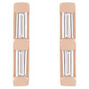 14K Rose .08 CTW Natural Diamond Bar Earrings

