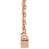 14 Karat Rose Gold Natural Diamond Necklace 1/6 CT, 16-18 Inch - $1,044
