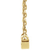 14 Karat Yellow Gold Natural Diamond Necklace 1/5 CT, 16-18 Inch, 4mm - $1,190