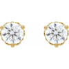 14K Yellow 1/3 CTW Lab-Grown Diamond Vintage-Inspired Earrings