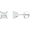 14K White 1/6 CTW Natural Diamond Earrings