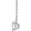 Platinum 1/5 CTW Natural Diamond Solitaire 16-18" Necklace