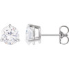 Sterling Silver 1/3 CTW Natural Diamond Earrings