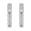 Sterling Silver 1/5 CTW Natural Diamond Bar Earrings