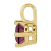 14K Yellow Natural Rhodolite Garnet Pendant