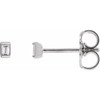 14K White .05 CTW Natural Diamond Stud Earrings