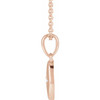 14 Karat Rose Gold Natural Diamond Star Necklace 0.015 CT, 16-18 Inch - $585
