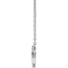 Sterling Silver Natural Diamond Triple Star Necklace 0.06 CTW, 16-18 Inch - $298