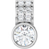 Sterling Silver 1/4 CTW Lab-Grown Diamond Pendant